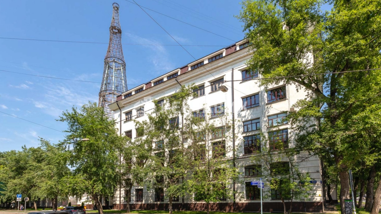 фасад дома, здание по адресу г Москва, ул Шухова, д 14