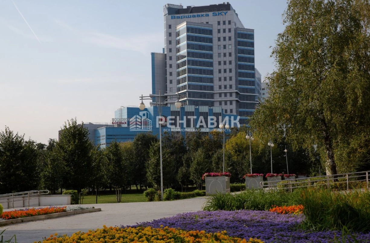 фасад дома, здание по адресу г Москва, Варшавское шоссе, д 118 к 1