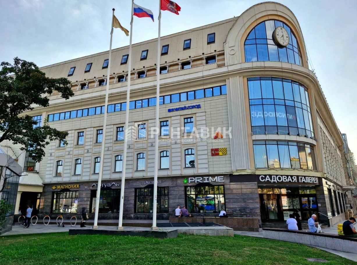 фасад дома, здание по адресу г Москва, Малая Сухаревская пл, д 12