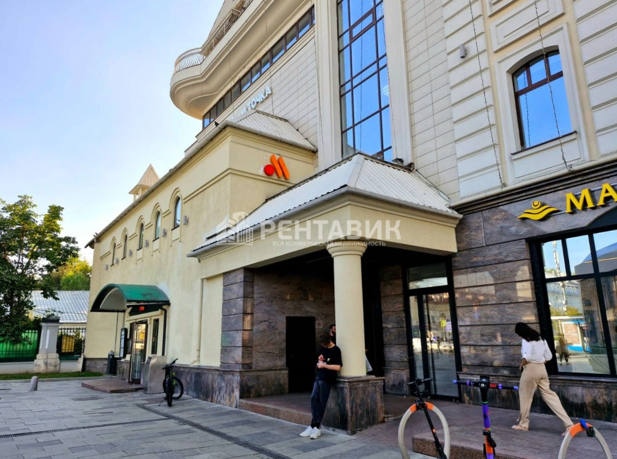 фасад дома, здание по адресу г Москва, Малая Сухаревская пл, д 12