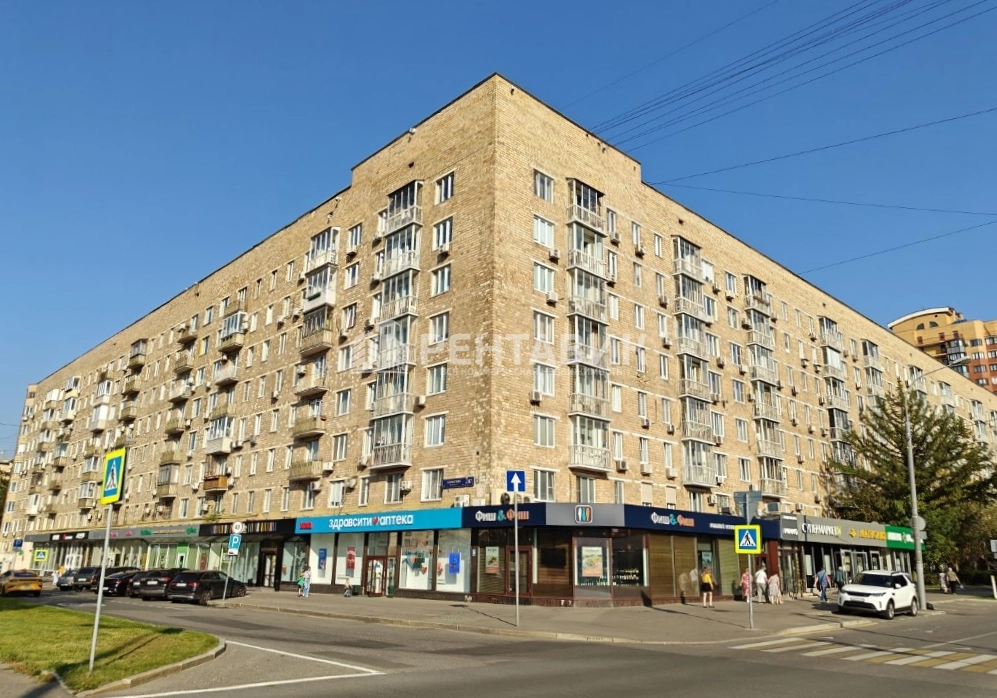 фасад дома, здание по адресу г Москва, Ленинский пр-кт, д 87