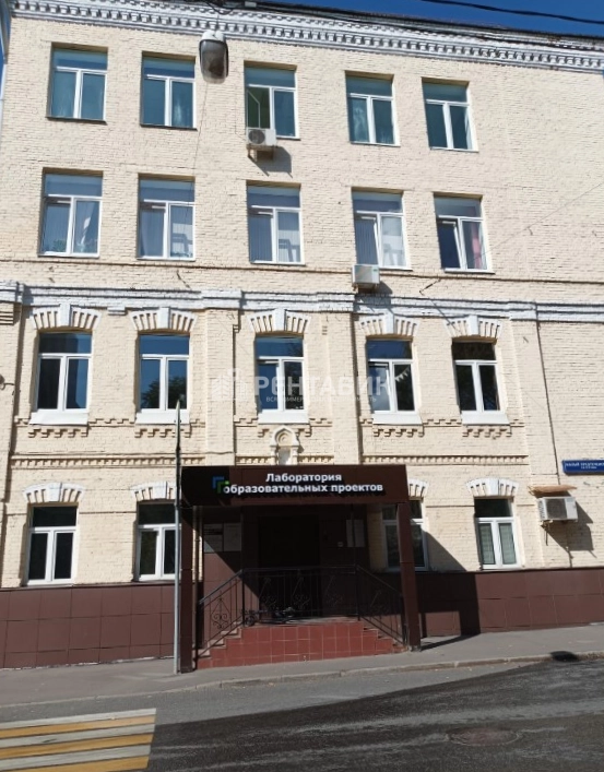 фасад дома, здание по адресу г Москва, Малый Предтеченский пер, д 1/2 стр 1