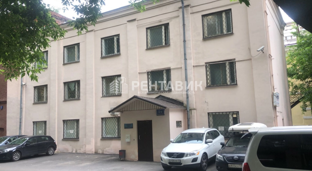 фасад дома, здание по адресу г Москва, Астраханский пер, д 5/9 стр 10