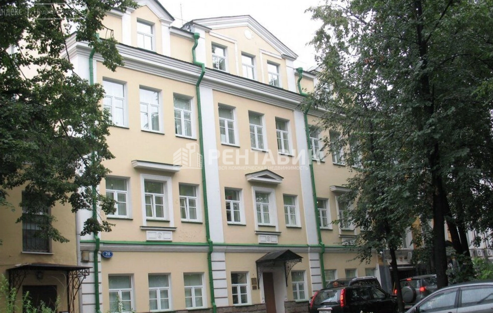 фасад дома, здание по адресу г Москва, ул Покровка, д 28 стр 2