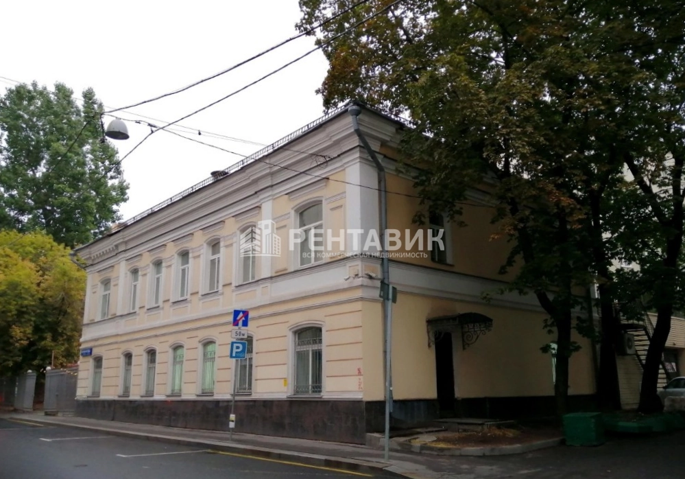 фасад дома, здание по адресу г Москва, Покровский б-р, д 6/20 стр 2