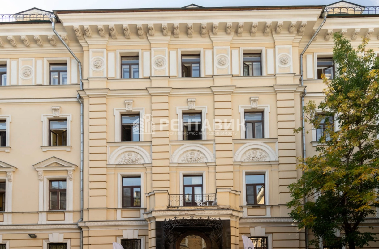 фасад дома, здание по адресу г Москва, ул Большая Грузинская, д 12 стр 2