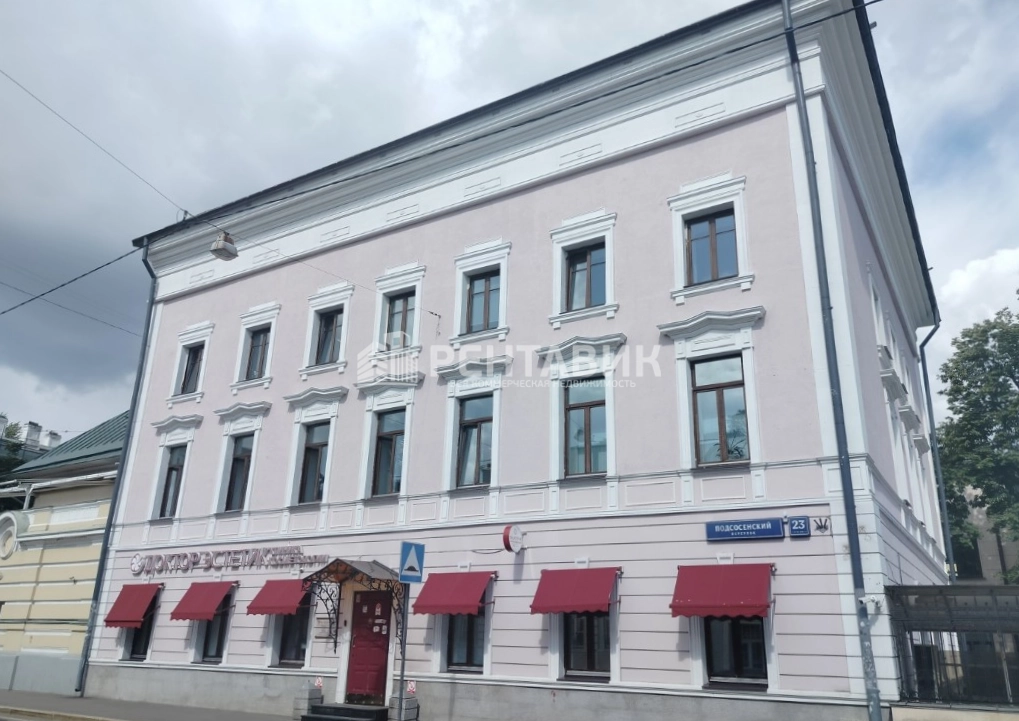 фасад дома, здание по адресу г Москва, Подсосенский пер, д 23 стр 2