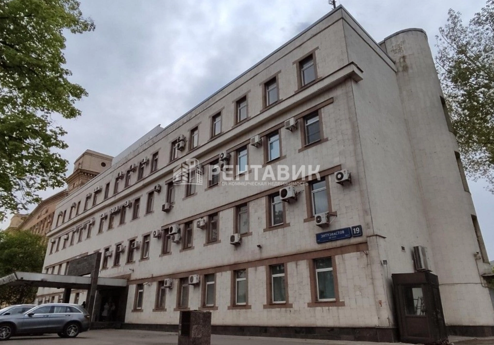 фасад дома, здание по адресу г Москва, шоссе Энтузиастов, д 19