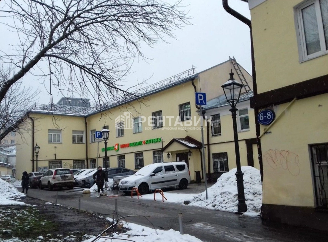 фасад дома, здание по адресу г Москва, ул Маросейка, д 6-8 стр 4