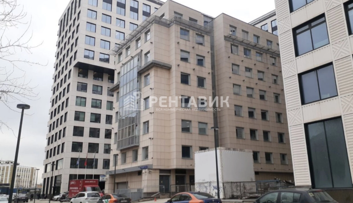 фасад дома, здание по адресу г Москва, ул Можайский Вал, д 8Б