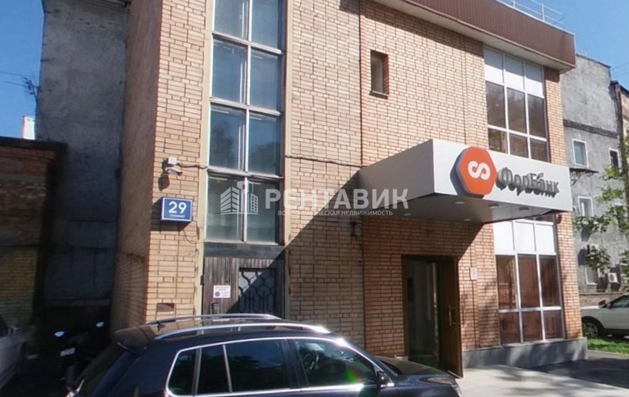 фасад дома, здание по адресу г Москва, ул Новая Басманная, д 29 стр 1