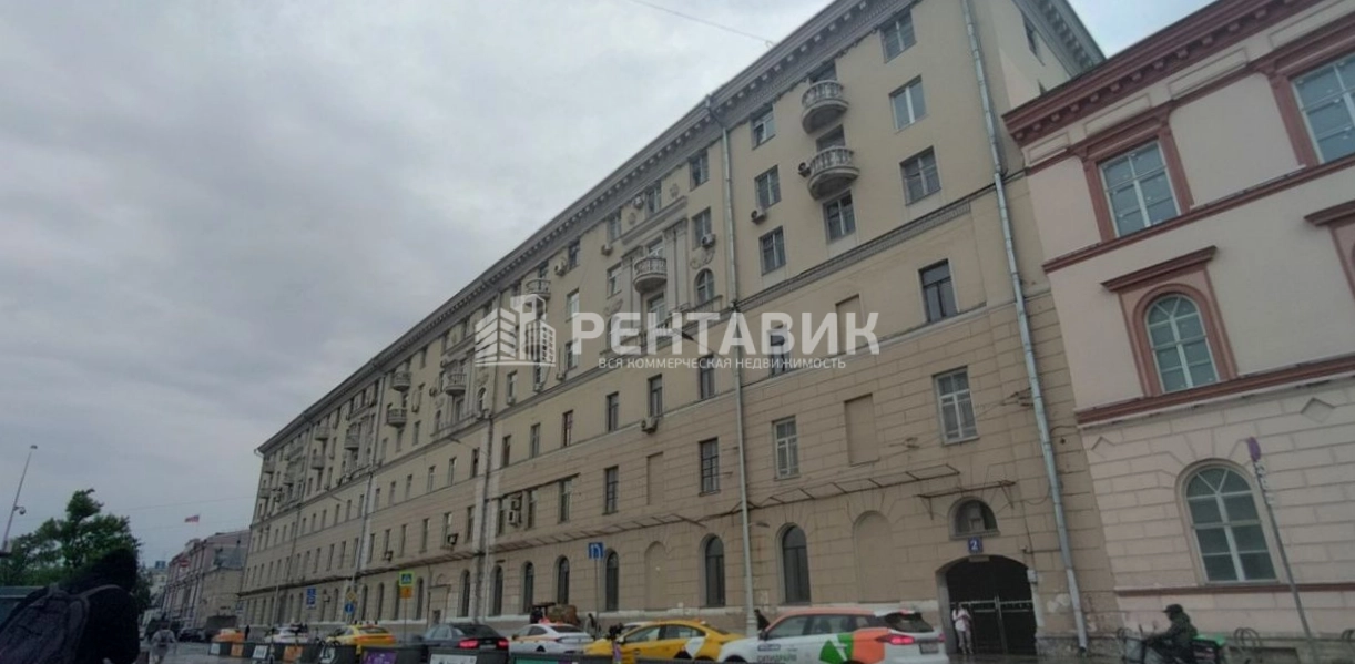 фасад дома, здание по адресу г Москва, Чистопрудный б-р, д 2