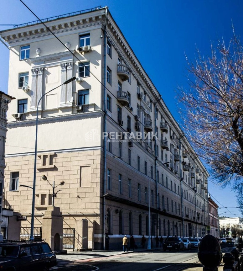 фасад дома, здание по адресу г Москва, Чистопрудный б-р, д 2