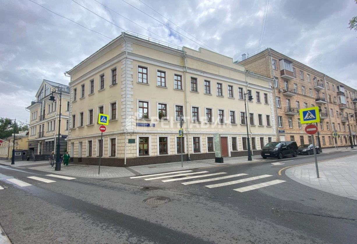 фасад дома, здание по адресу г Москва, Большой Лёвшинский пер, д 1/11
