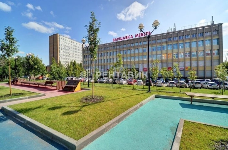 фасад дома, здание по адресу г Москва, Варшавское шоссе, д 129 к 2
