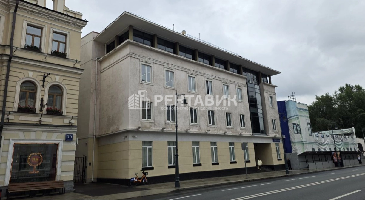 фасад дома, здание по адресу г Москва, ул Остоженка, д 28