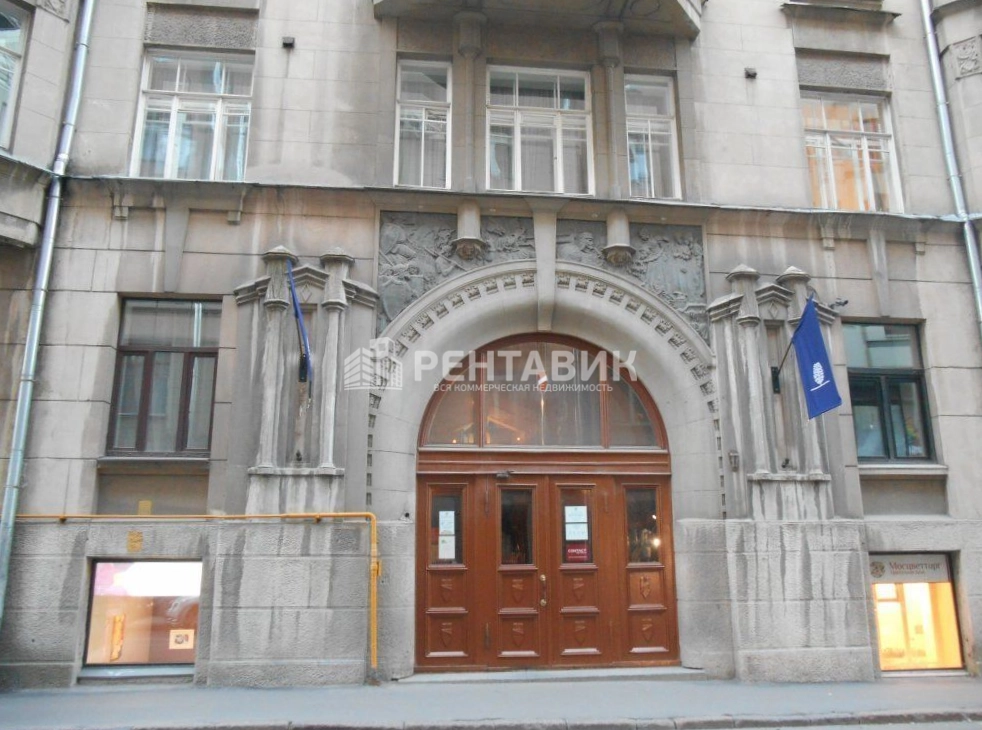 фасад дома, здание по адресу г Москва, Большой Афанасьевский пер, д 36 стр 1