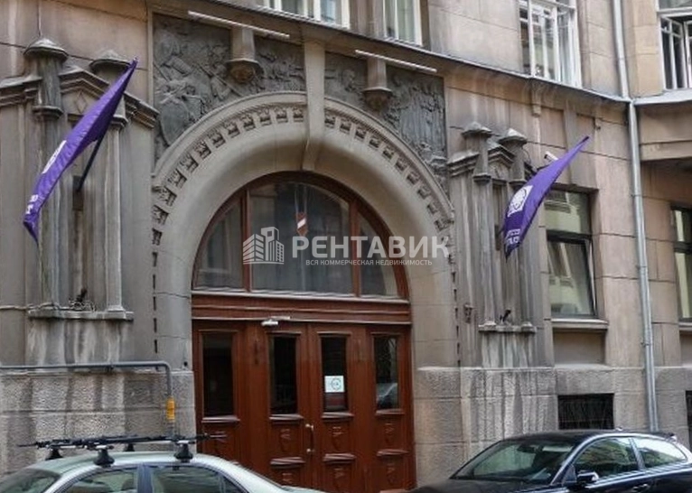 фасад дома, здание по адресу г Москва, Большой Афанасьевский пер, д 36 стр 1