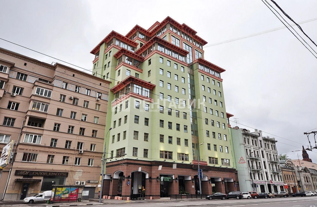 фасад дома, здание по адресу г Москва, ул Долгоруковская, д 7