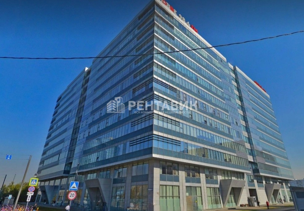 фасад дома, здание по адресу Московская обл, г Красногорск, б-р Строителей, влд 4 к 1
