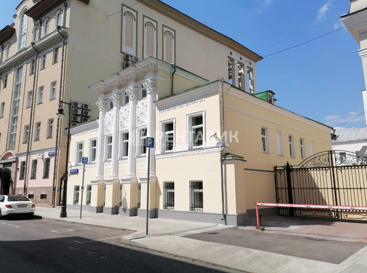 фасад дома, здание по адресу г Москва, Вспольный пер, д 21