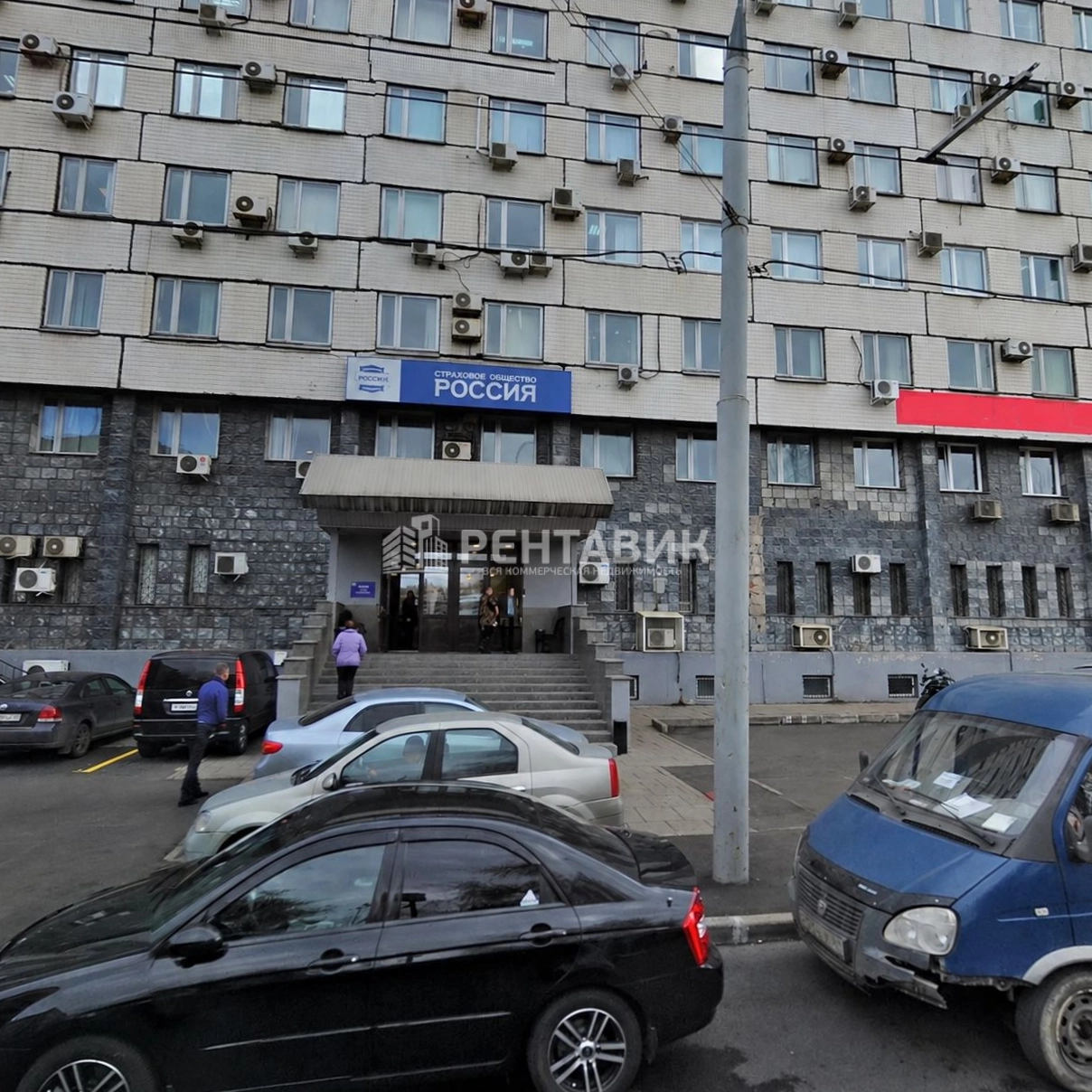 фасад дома, здание по адресу г Москва, проезд Ольминского, д 3А стр 3