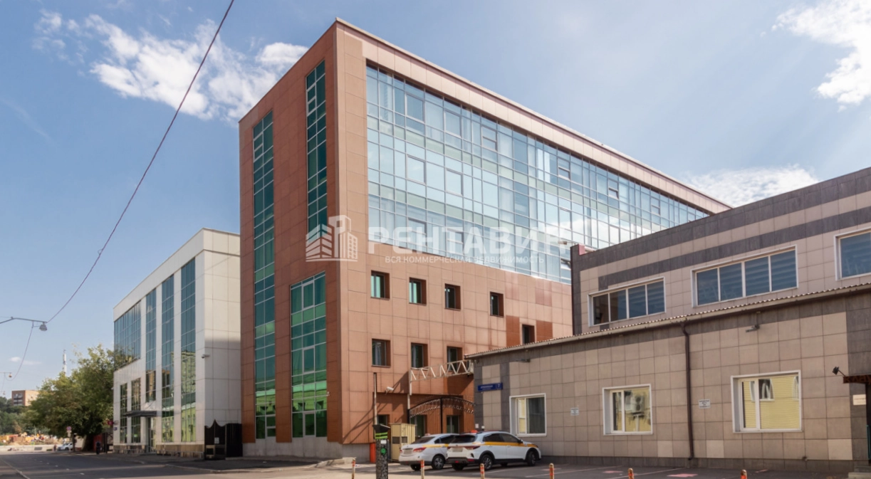 фасад дома, здание по адресу г Москва, 1-й Дербеневский пер, д 5