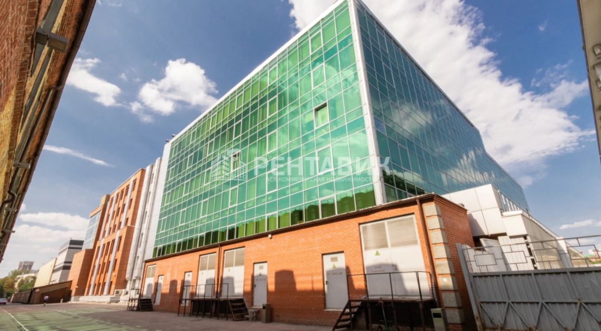 фасад дома, здание по адресу г Москва, 1-й Дербеневский пер, д 5