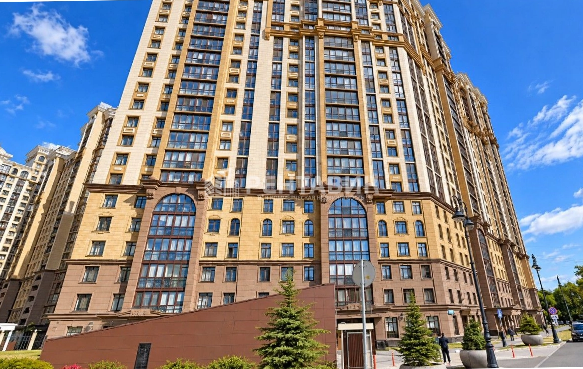 фасад дома, здание по адресу г Москва, Хорошёвское шоссе, д 25А к 2