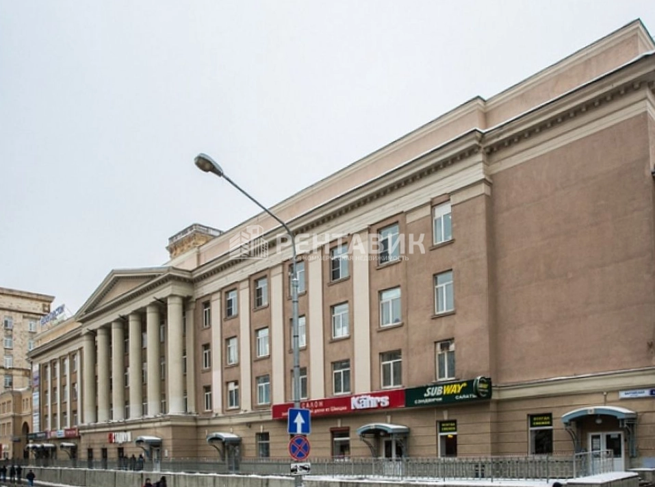 фасад дома, здание по адресу г Москва, Ленинградский пр-кт, д 80 к 17