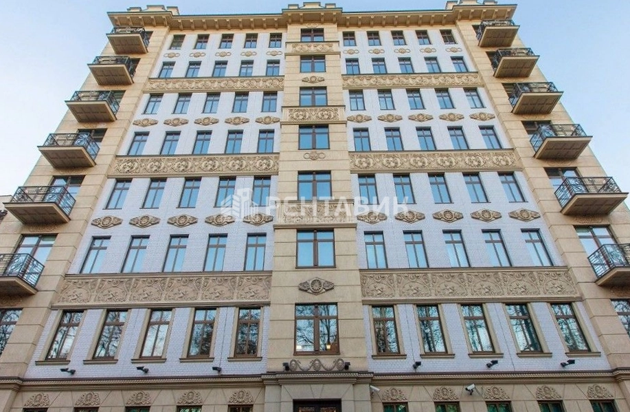 фасад дома, здание по адресу г Москва, Гоголевский б-р, д 11