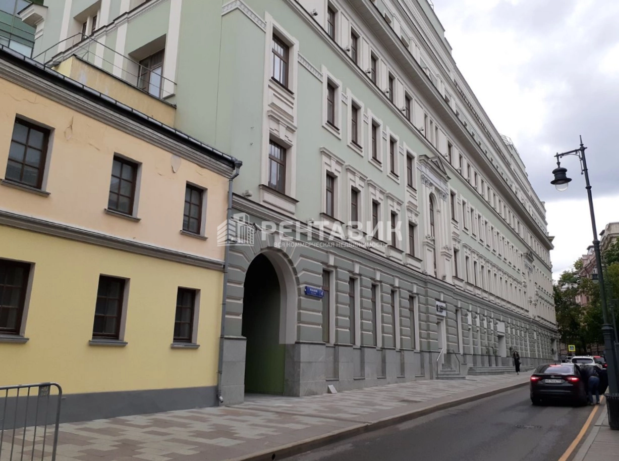 фасад дома, здание по адресу г Москва, Романов пер, д 4