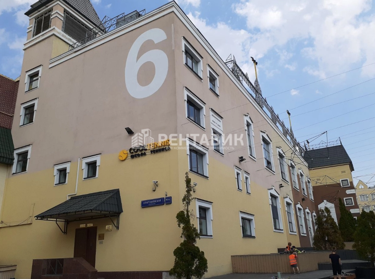 фасад дома, здание по адресу г Москва, Спартаковская пл, д 16/15 стр 6