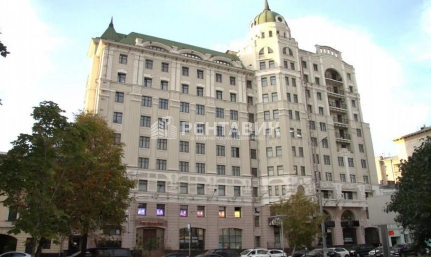 фасад дома, здание по адресу г Москва, Оружейный пер, д 15А