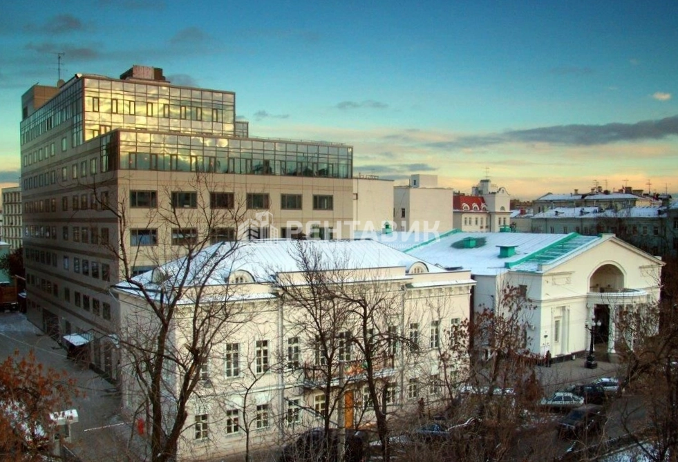 фасад дома, здание по адресу г Москва, Чистопрудный б-р, д 17 стр 1