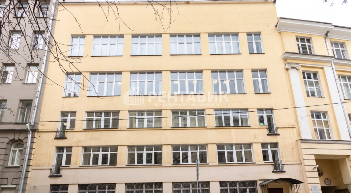 фасад дома, здание по адресу г Москва, Подсосенский пер, д 20 стр 1