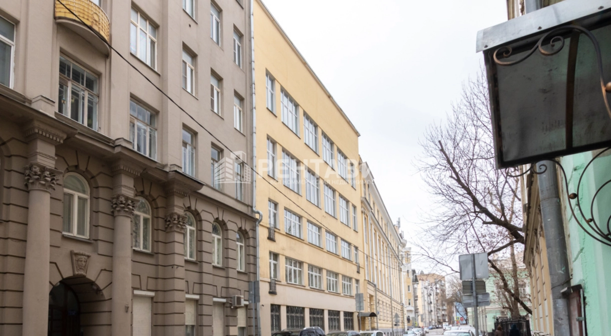 фасад дома, здание по адресу г Москва, Подсосенский пер, д 20 стр 1